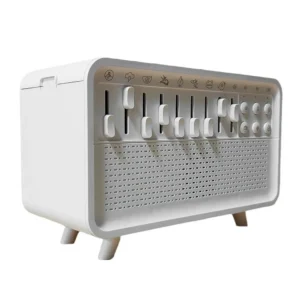 Alloet Desktop Flame Diffuser White Noise USB Humidifier Bluetooth Speaker